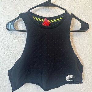 Nike Women's Black Crop Top